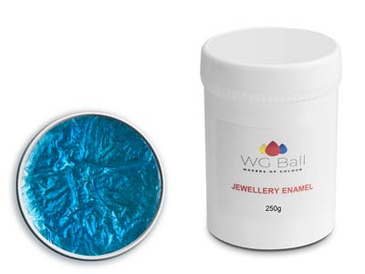 WG Ball Transparent Enamel         Turquoise Blue 432 250g Lead Free