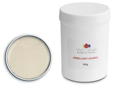 WG Ball Opaque Enamel Ivory 623    500g Lead Free - Standard Image - 1
