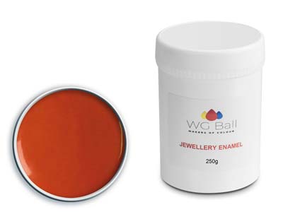 WG Ball Opaque Enamel Deep Orange  8042 250g Lead Free - Standard Image - 1