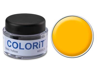 COLORIT Resin, Trend Basic Yellow  Opaque Colour, 18g - Standard Image - 1