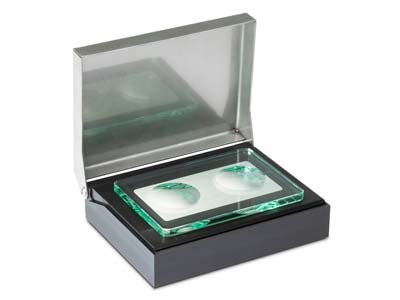 COLORIT 2 Hole Glass Mixing Plate - Standard Image - 2