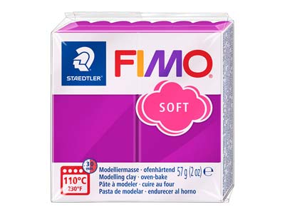 Fimo Soft Purple Violet 57g Polymer Clay Block Fimo Colour Reference 61
