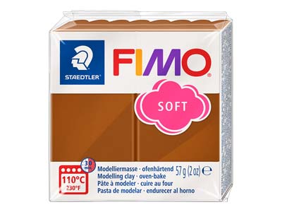 Fimo Soft Caramel 57g Polymer Clay Block Fimo Colour Reference 7 - Standard Image - 1
