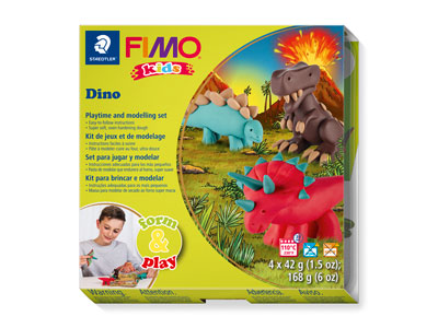 Fimo Dino Kids Form And Play       Polymer Clay Set - Standard Image - 1