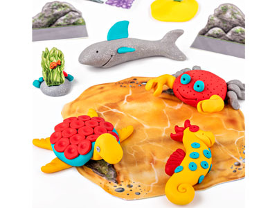 Fimo Seaworld Kids Form And Play   Polymer Clay Set - Standard Image - 4