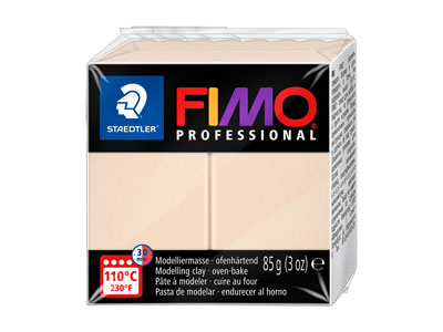 Fimo Professional Beige 85g Polymer Clay Block Fimo Colour Reference 44 - Standard Image - 1