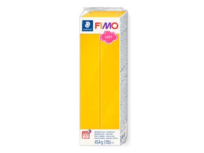 Fimo Soft Sunflower Yellow 454g    Polymer Clay Block Fimo Colour     Reference 16 - Standard Image - 1