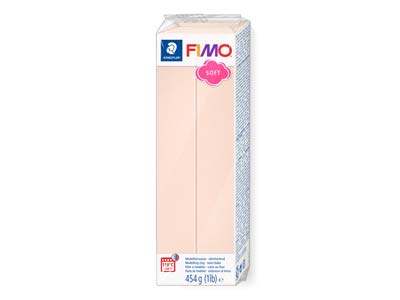 Fimo Soft Pale Pink 454g Polymer    Clay Block Fimo Colour Reference 43 - Standard Image - 1
