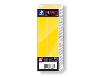 Fimo Professional True Yellow 454g Polymer Clay Block Fimo Colour     Reference 100