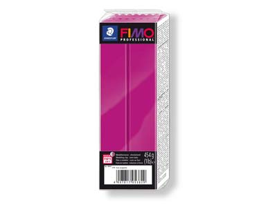 Fimo Professional True Magenta 454g Polymer Clay Block Fimo Colour      Reference 210 - Standard Image - 1