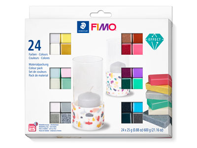 Fimo Effect Colour Pack of 24