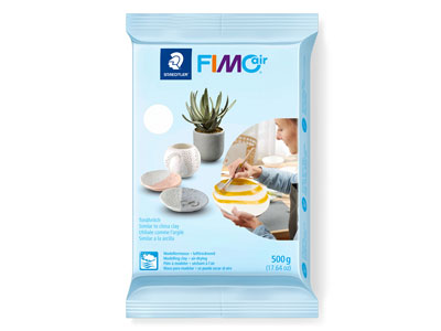 Fimo Air Basic White 500g Air      Drying Modelling Clay - Standard Image - 1