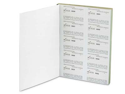 Duplicate Repair Book 1-1000 , 1000 Self Duplicating Tickets, A4 Size - Standard Image - 1