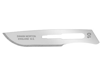 Swann Morton Scalpel Blades No.10, Pack of 5