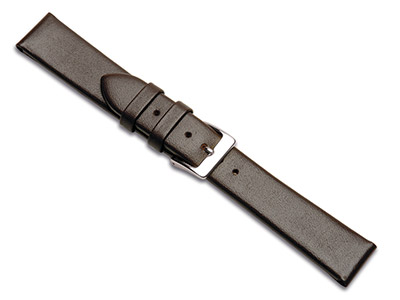 Brown Calf Watch Strap 16mm Genuine Leather - Standard Image - 1