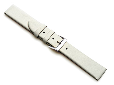 White Calf Watch Strap 22mm Genuine Leather - Standard Image - 1