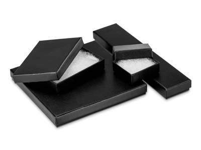 Black Card Boxes, Small, Pack of 4 - Standard Image - 4