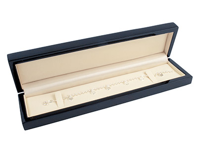 Wooden Bracelet Box, Black Colour - Standard Image - 1