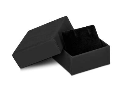 Black-Card-Soft-Touch-Earring-Box