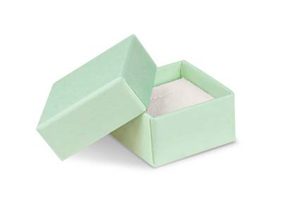 Pastel Green Card Earring/ Small   Universal Box - Standard Image - 1