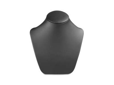 Black Leatherette Small Neck Stand - Standard Image - 1