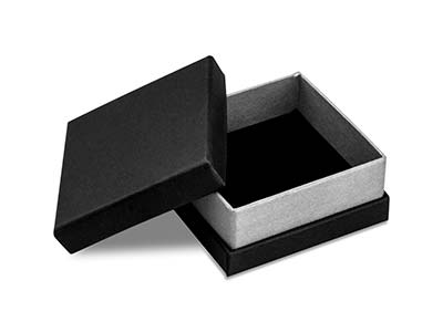 Black And Silver Metallic Small    Universal Box - Standard Image - 1