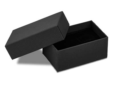 Black Value Card Cufflink Box - Standard Image - 1