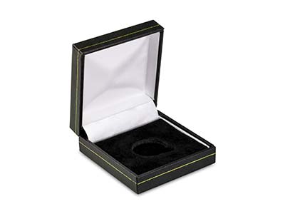 Black Leatherette Full Sovereign   Coin Box