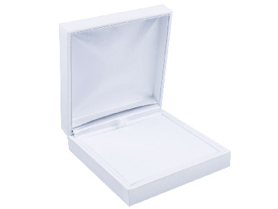 White Leatherette Universal Box