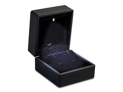 Led Black Jewellery Earring Box - Standard Image - 1
