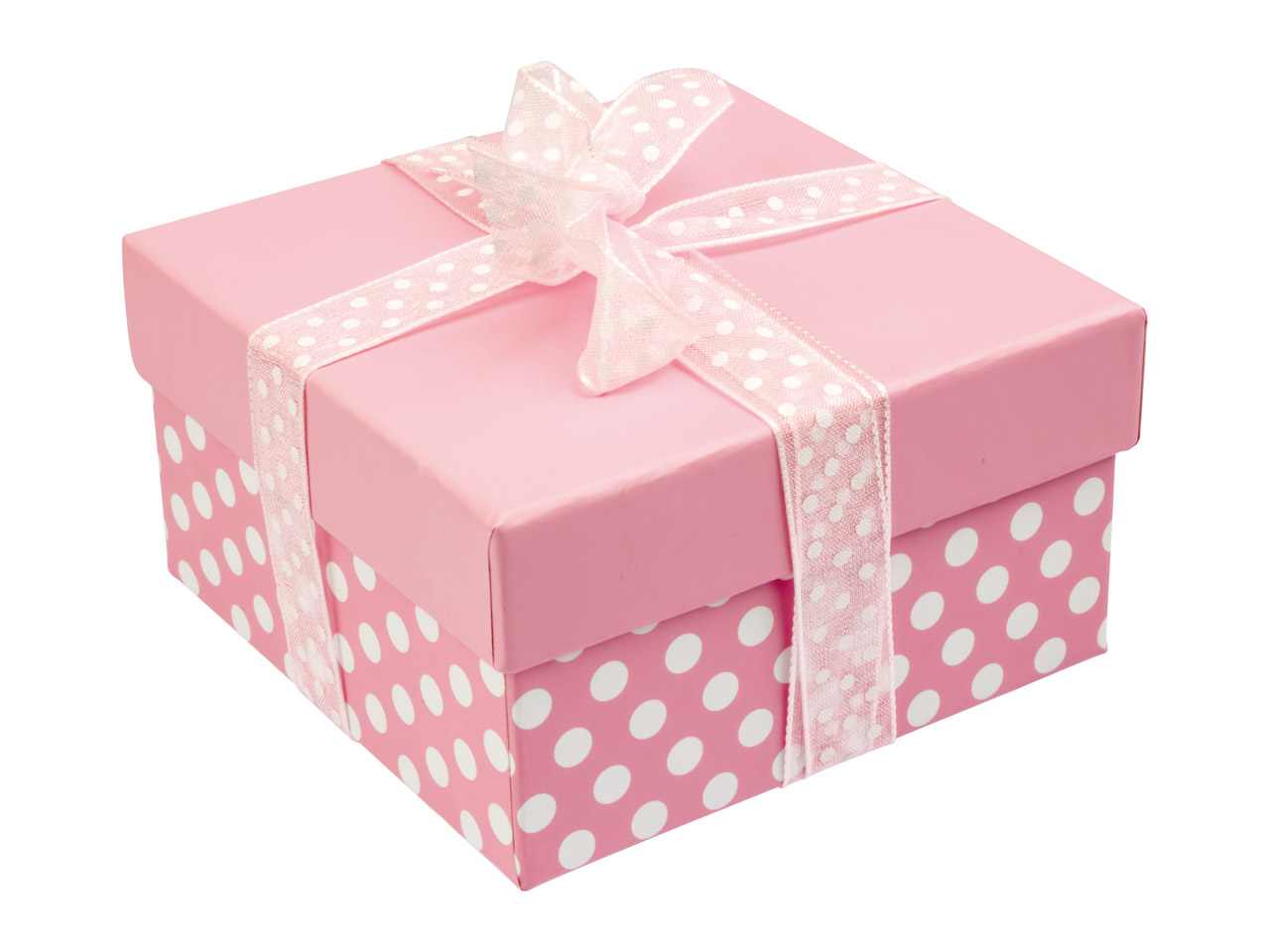 Pink Polka Dot Universal Gift Box