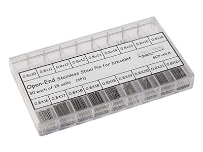 Watch Strap Split Pins Assortment  Box 540 Pieces - Standard Image - 1