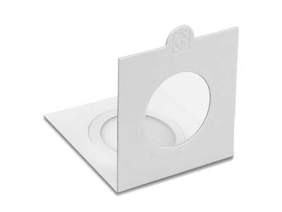 Leuchtturm Self Adhesive White Coin Holders Size 27.5mm Pack of 25 - Standard Image - 5