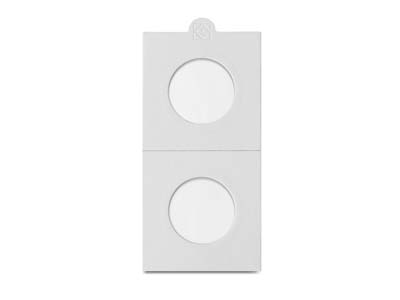 Leuchtturm Self Adhesive White Coin Holders Size 27.5mm Pack of 25 - Standard Image - 6