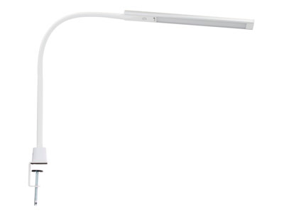 Durston LED Workbench Flexineck    Lamp In White - Standard Image - 1