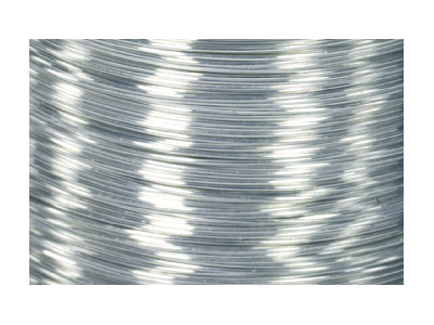 Beadsmith Silver Filled Wire 22    Gauge 15.6 Ft Half Hard Round 6%   Fine Silver On Brass - Standard Image - 2