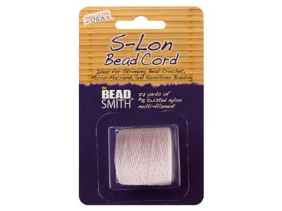 Beadsmith S-lon Bead Cord Blush Tex 210 Gauge #18 70m - Standard Image - 2