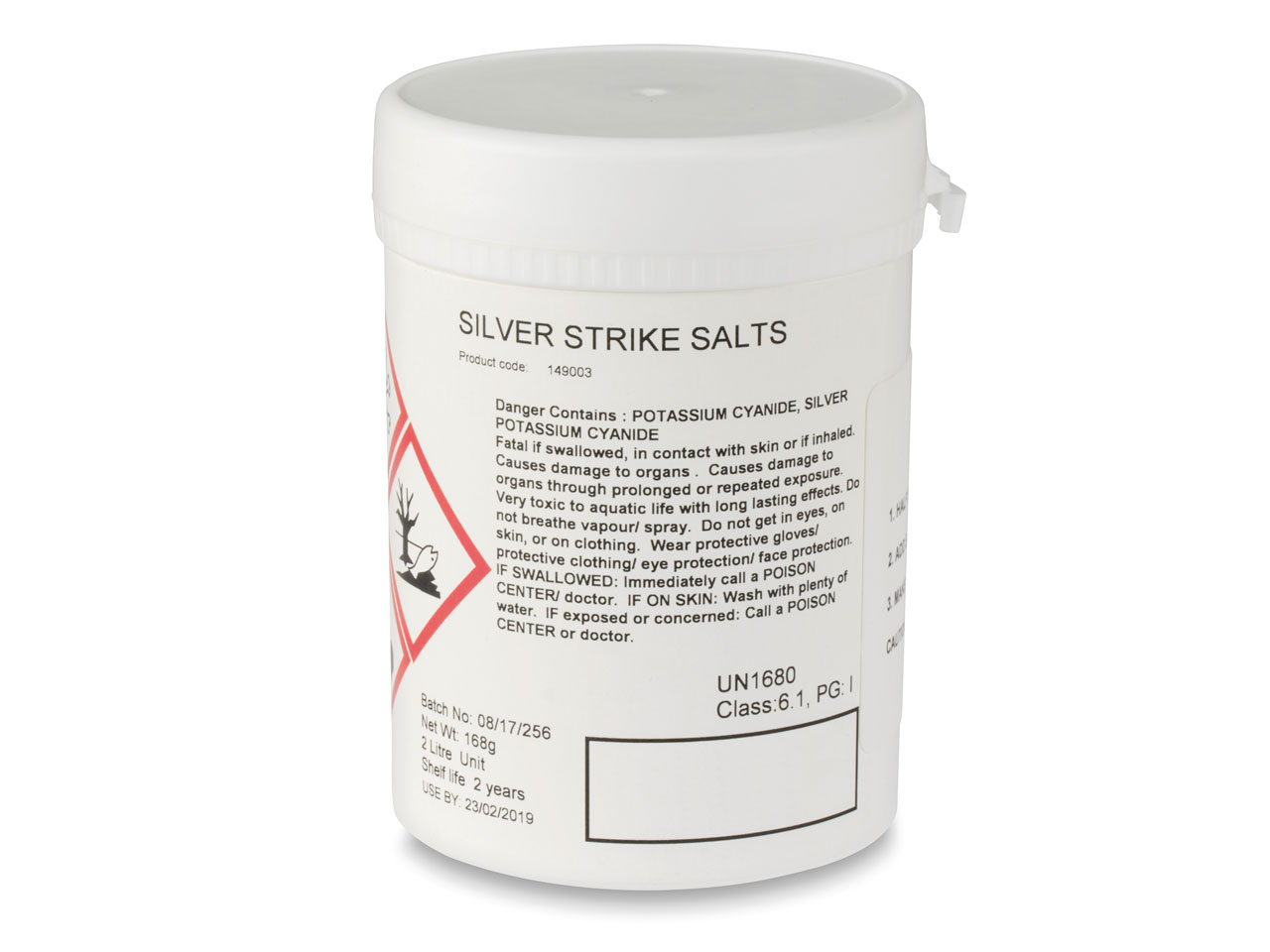 Silver Strike Salts 2 Litre Un1588
