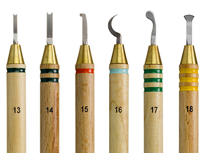 Wolf Tools Precision Wax Carver Set Of 6 Speciality Sizes 13-18