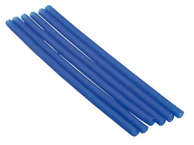 Ferris Cowdery Wax Profile Wire    Round Tube Blue 5mm Pack of 6