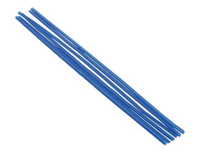 Ferris Cowdery Wax Profile Wire    Round Tube Blue 2mm Pack of 6