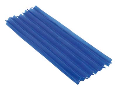 Ferris Cowdery Wax Profile Wire 4  Prong Blue 8mm Pack of 6