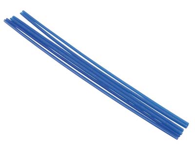 Ferris Cowdery Wax Profile Wire    Hinge Tube Blue 2mm Pack of 6