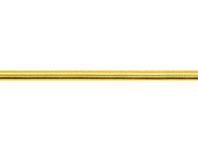 Gold Tone Gimp Size B, 0.70mm, 2 X 1 Metre Lengths - Standard Image - 2