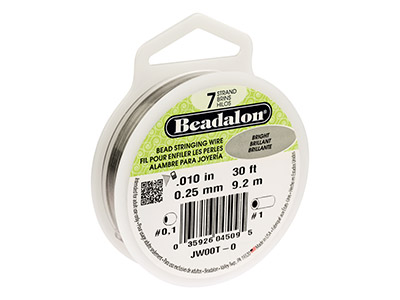Beadalon 7 Strand Bright 0.25mm X  9.2m Wire - Standard Image - 1
