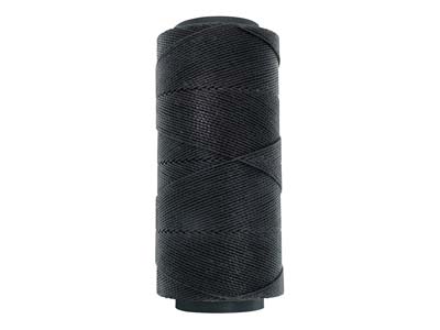 Beadsmith Knot-it Black Brazilian  Wax Cord, 144m Spool - Standard Image - 1
