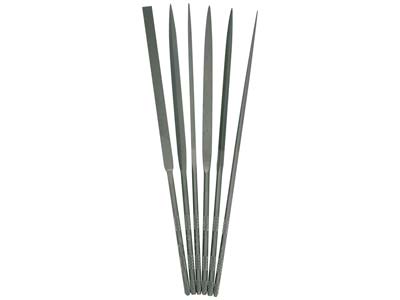 Vallorbe 160mm6 Needle File, Cut 2, Set Of 6