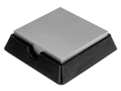 Steel Bench Block With Rubber,     101mm X 101mm - Standard Image - 1