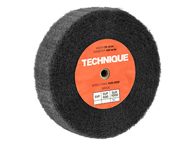 Techniquetrade Satin Finish      Wheel, Silicon Carbide, Very Fine, 100mm X 25mm
