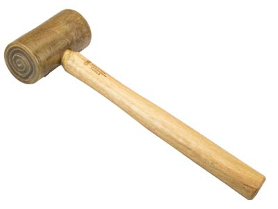 Durston Rawhide Mallet With Lead   Core, Size 2, 50mm Head Diameter